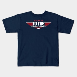 Danger Zone - Top Gun Maverick Lyrics Kids T-Shirt